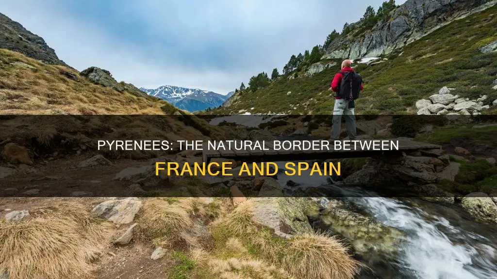 which mountain range constitutes the border between france and spain