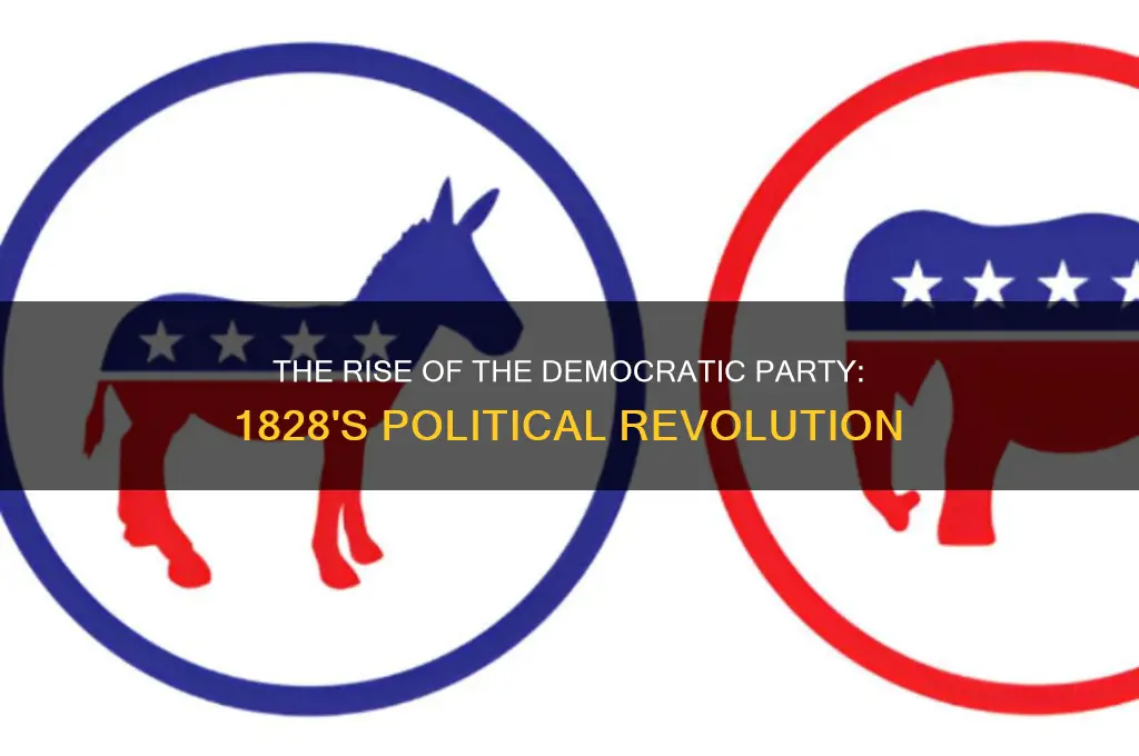which new political party was established in 1828