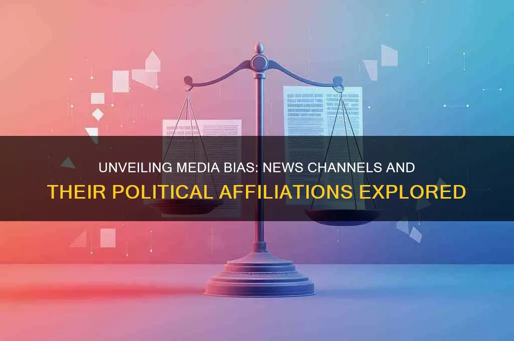 which news channel supports which political party