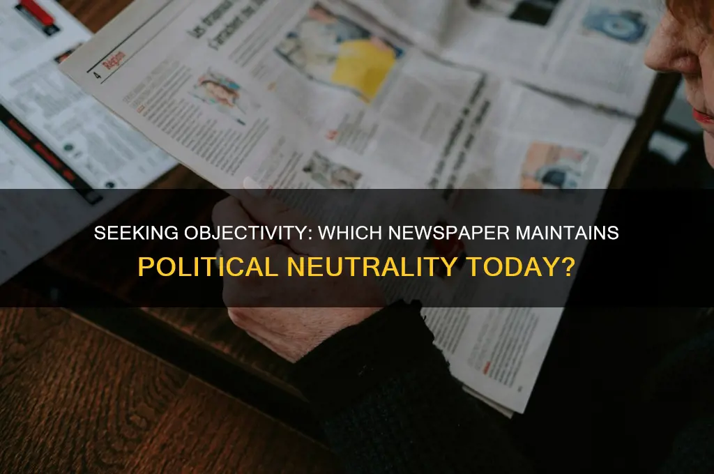 which newspaper is politically neutral