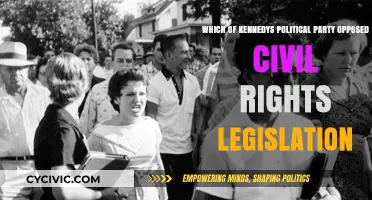 Which Political Party Opposed Civil Rights Legislation During Kennedy's Era?