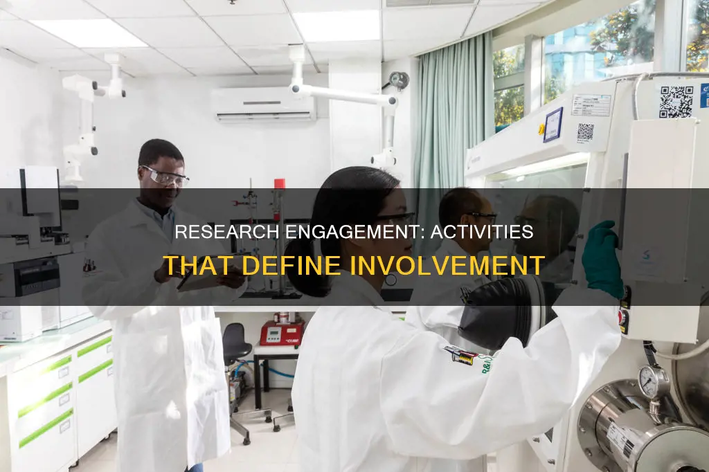 which of the following activities constitutes engagement in research