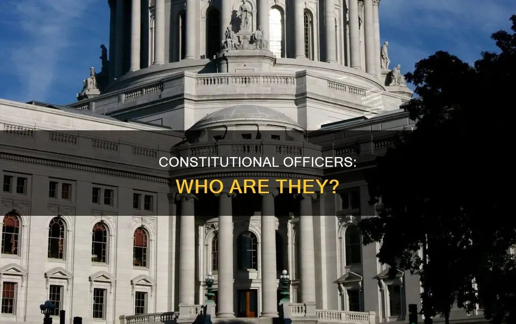 which of the following are constitutional officers jiskha