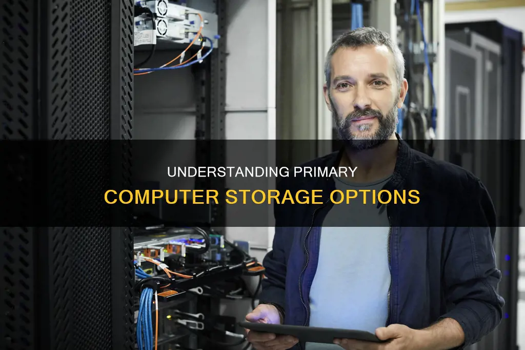 which of the following constitute primary storage of a computer