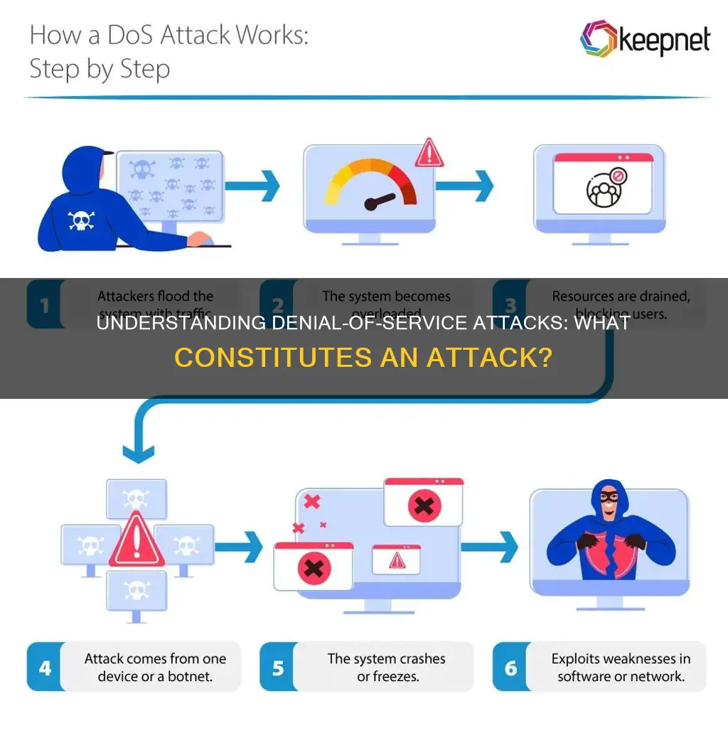 which of the following constitutes a denial-of-service attack