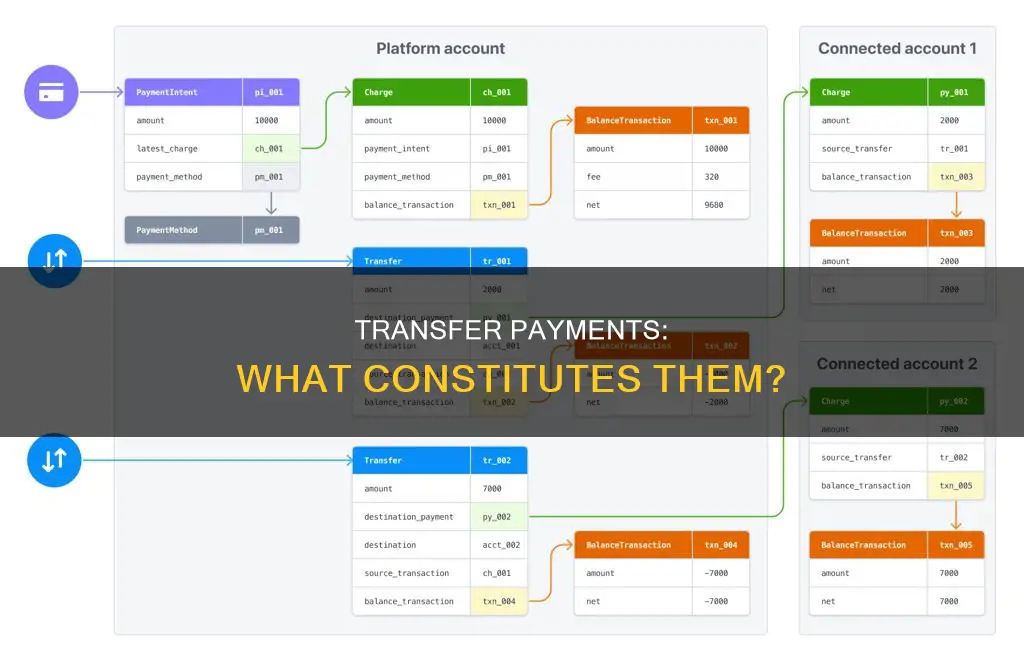 which of the following constitutes a transfer payment