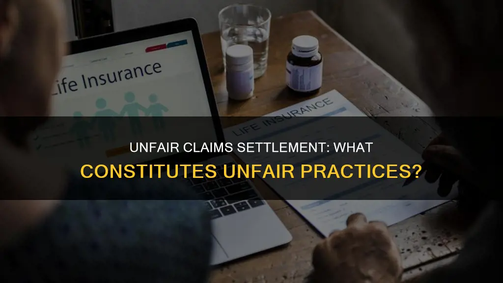 which of the following constitutes an unfair claims settlement practice