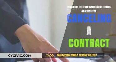 When Can Contracts Be Cancelled?