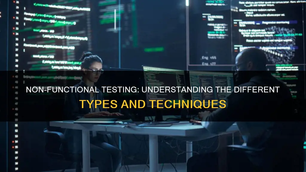 which of the following constitutes non functional testing