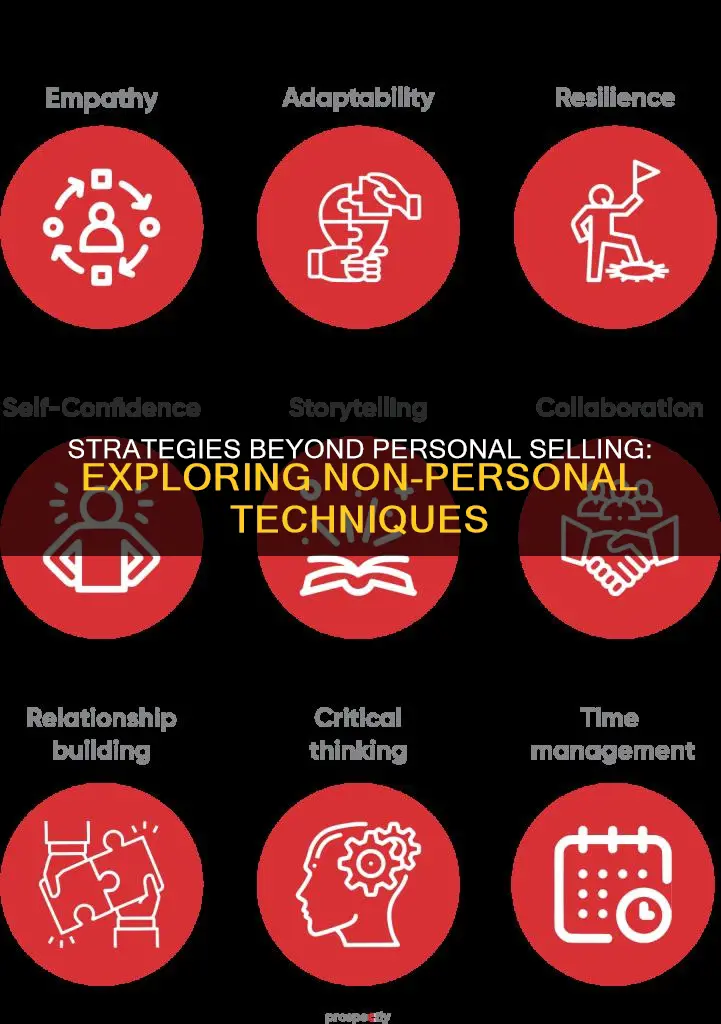 which of the following constitutes non personal selling