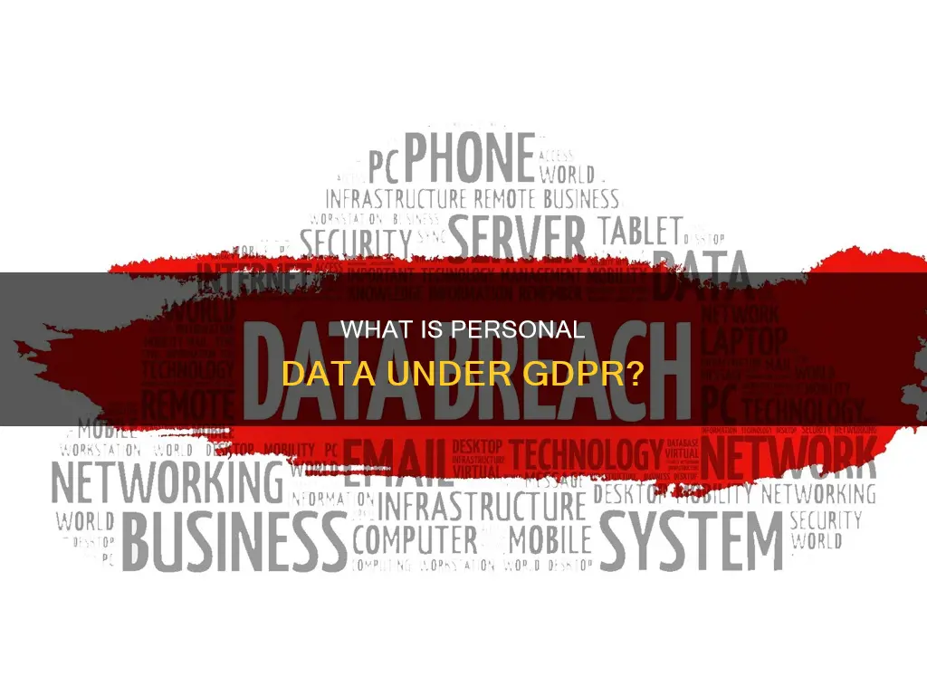 which of the following constitutes personal data under the gdpr