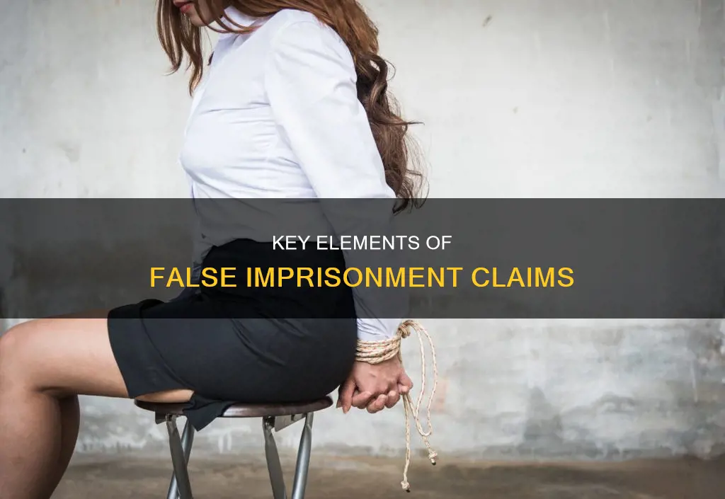 which of the following constitutes sufficient confinement for false imprisonment