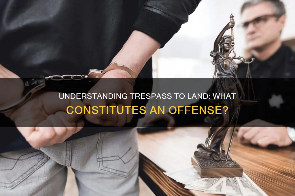 which of the following constitutes trespass to land