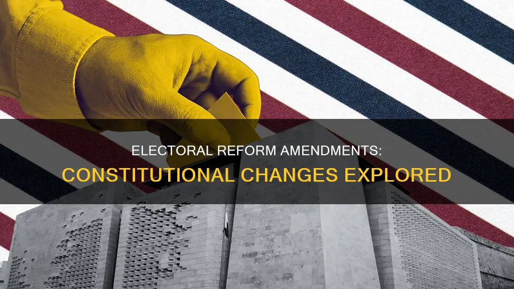 which of the following constitutional amendments dealt with electoral reform