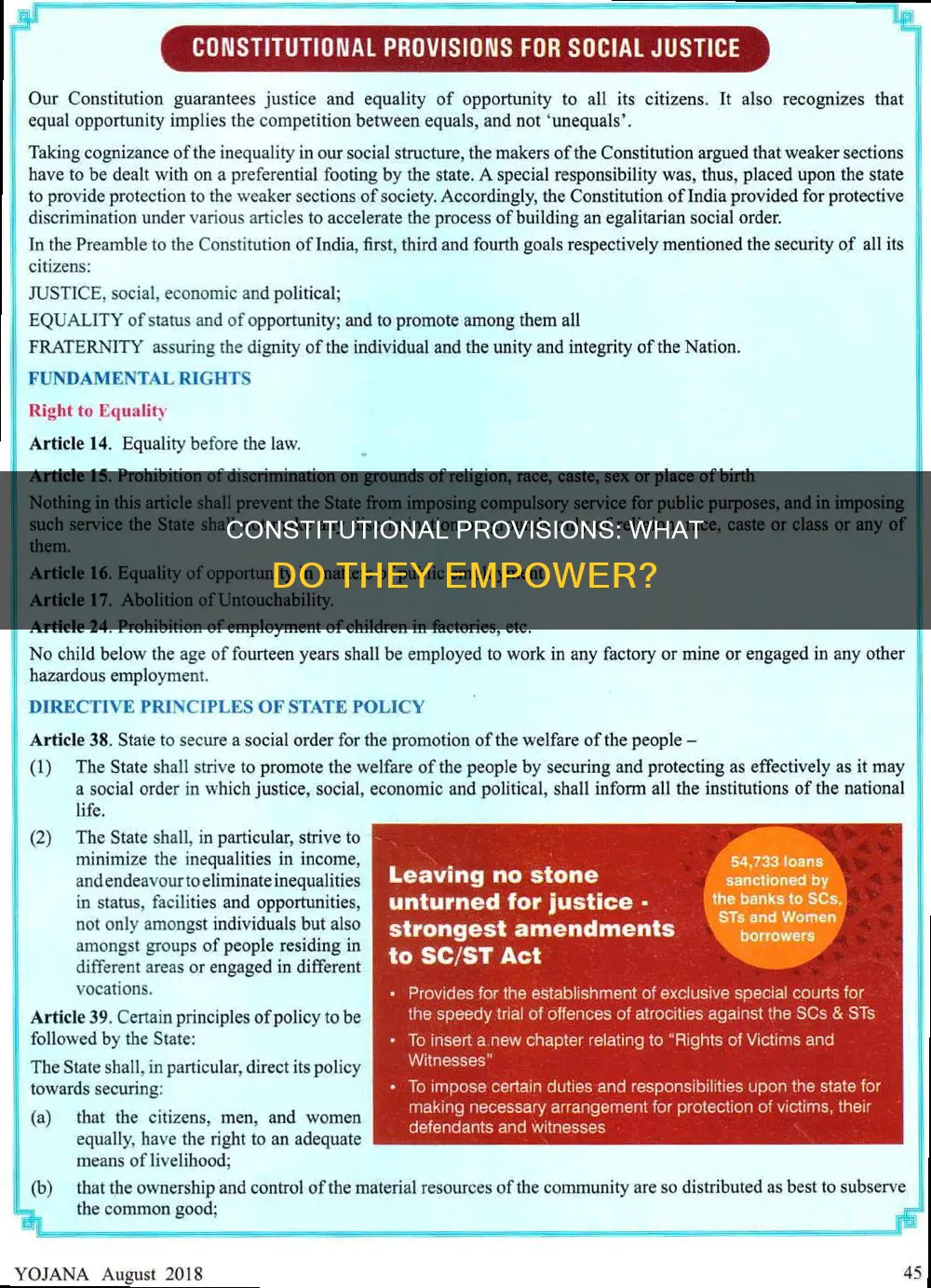 which of the following constitutional provisions does this