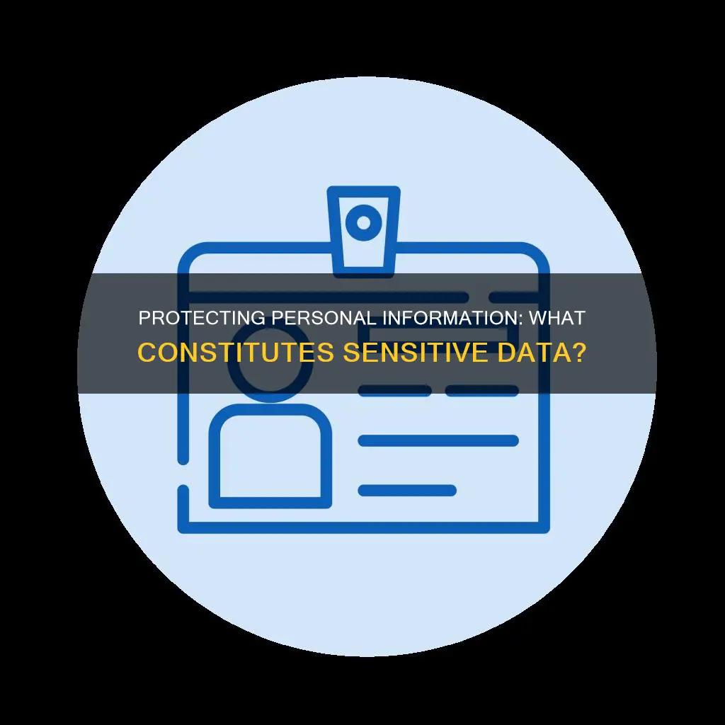 which of the following could constitute as sensitive data