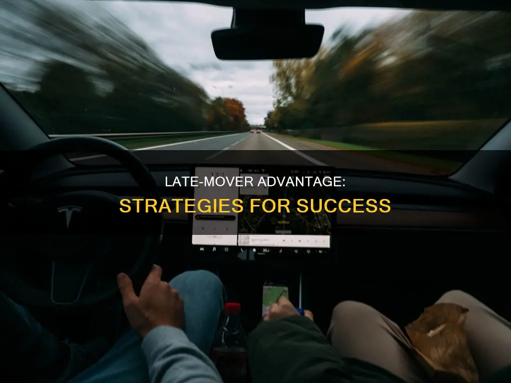 which of the following do not constitute a late-mover advantage