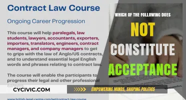 Understanding What Does Not Constitute Acceptance