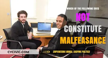 Malfeasance: What Actions Don't Constitute It?