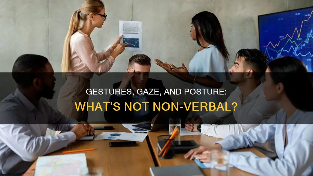 which of the following does not constitute non verbal communication