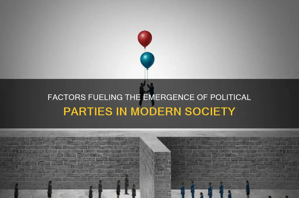 which of the following encouraged the rise of political parties