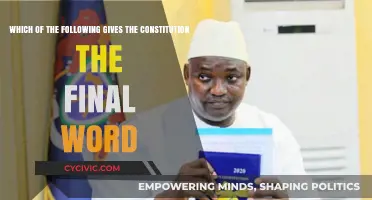 The Constitution: Final Word on Law and Order