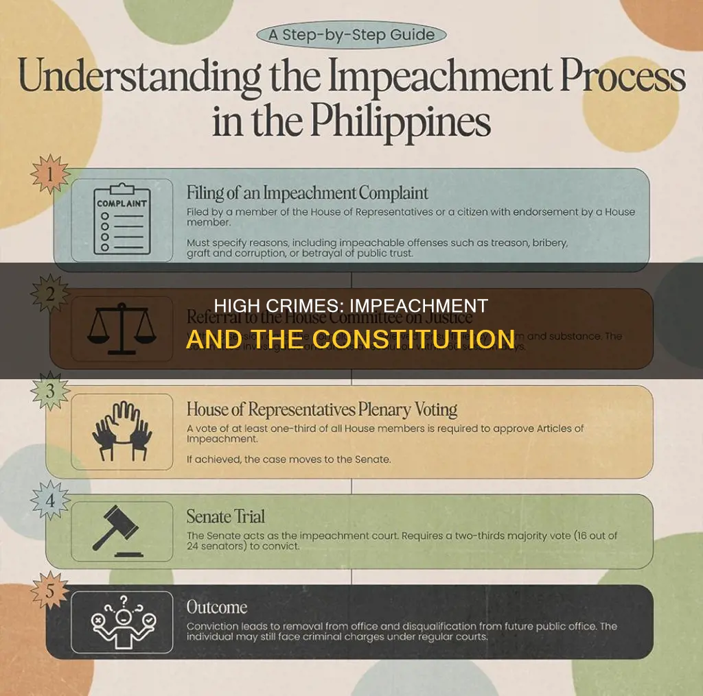 which of the following is a constitutional impeachable crime