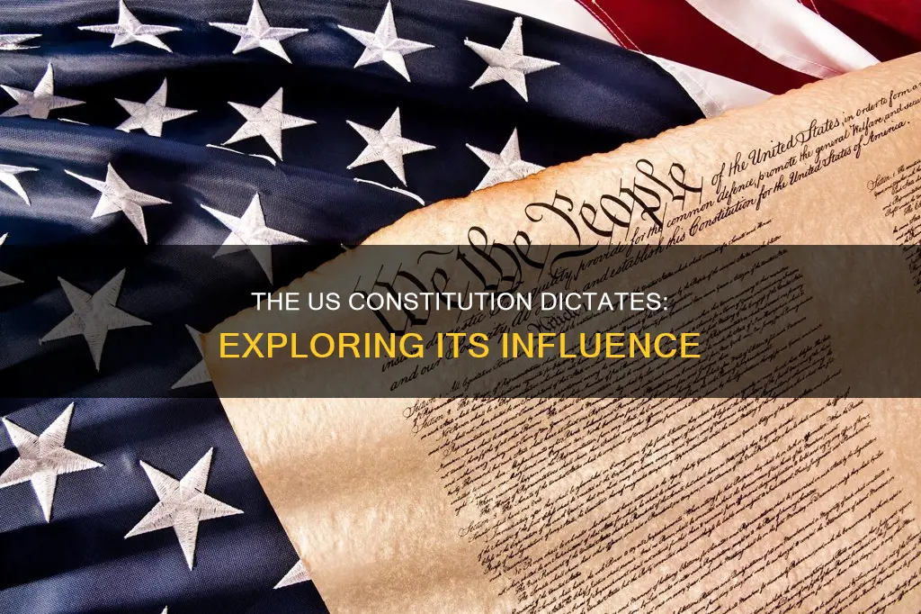 which of the following is dictated by the us constitution