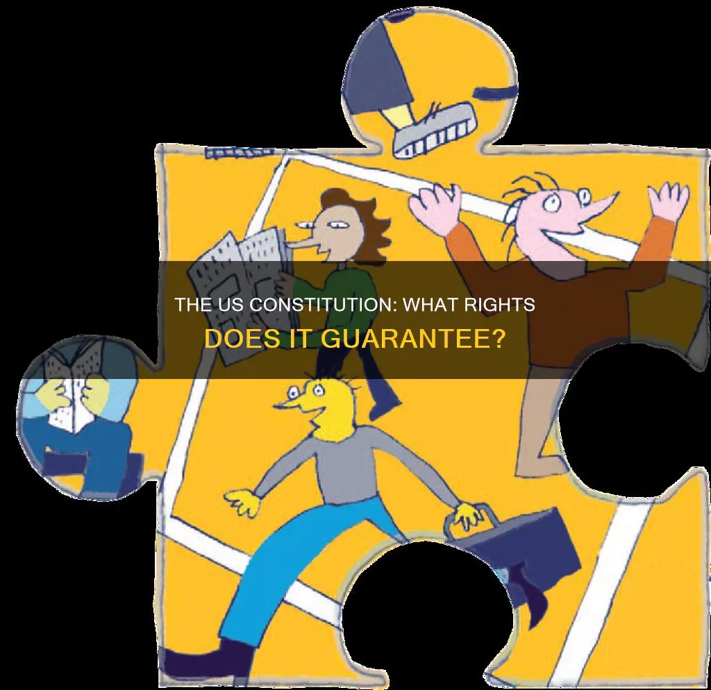 which of the following is guaranteed by the us constitution