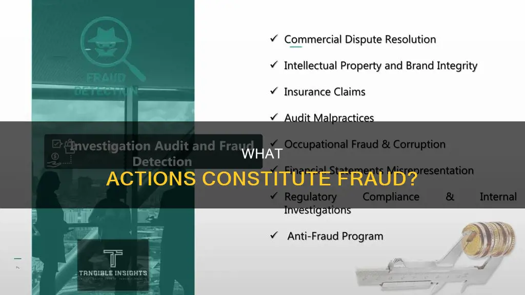 which of the following is most likely to constitute fraud