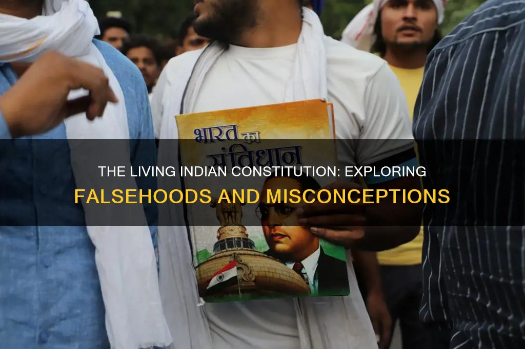 which of the following is not true about indian constitution