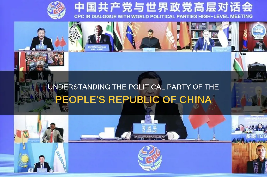 which of the following is the political party of prc