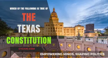 Texas Constitution: What's True and What's Not
