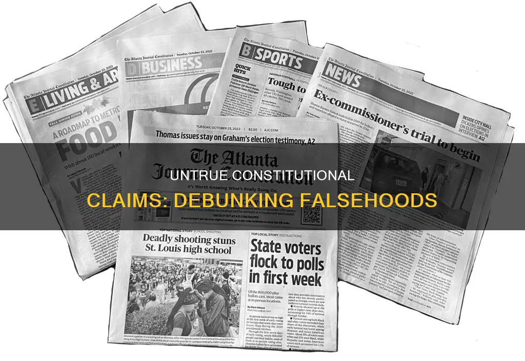 which of the following is untrue of constitutions