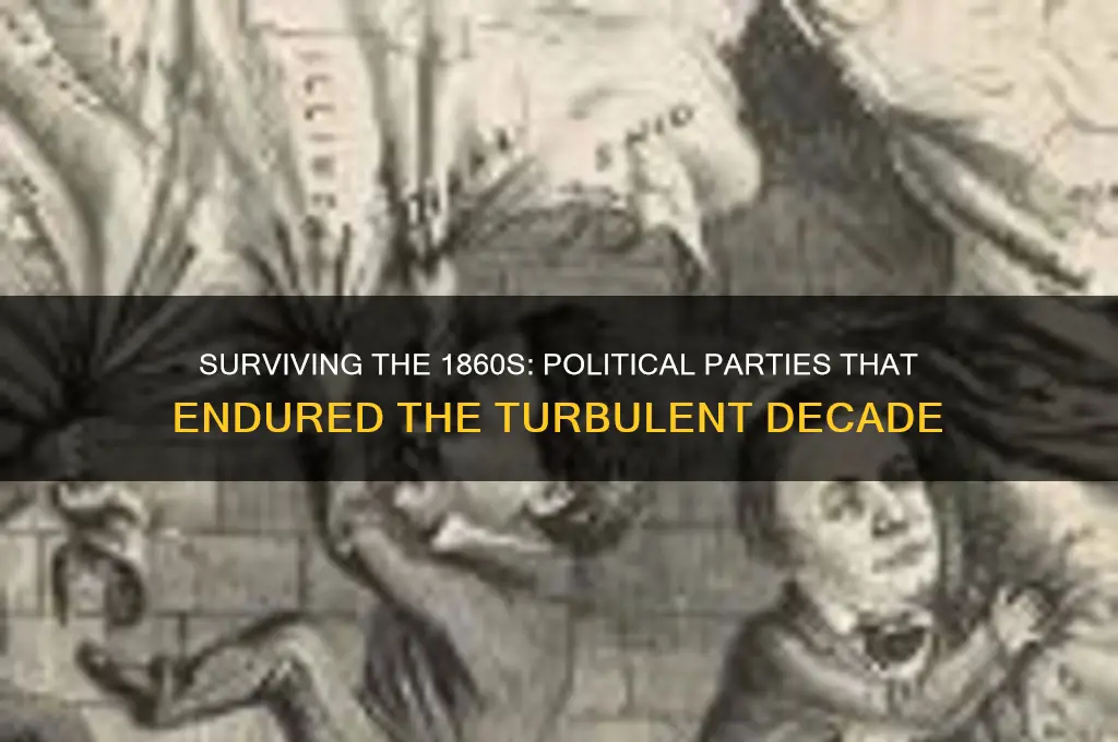 which of the following political parties survived in the 1860s