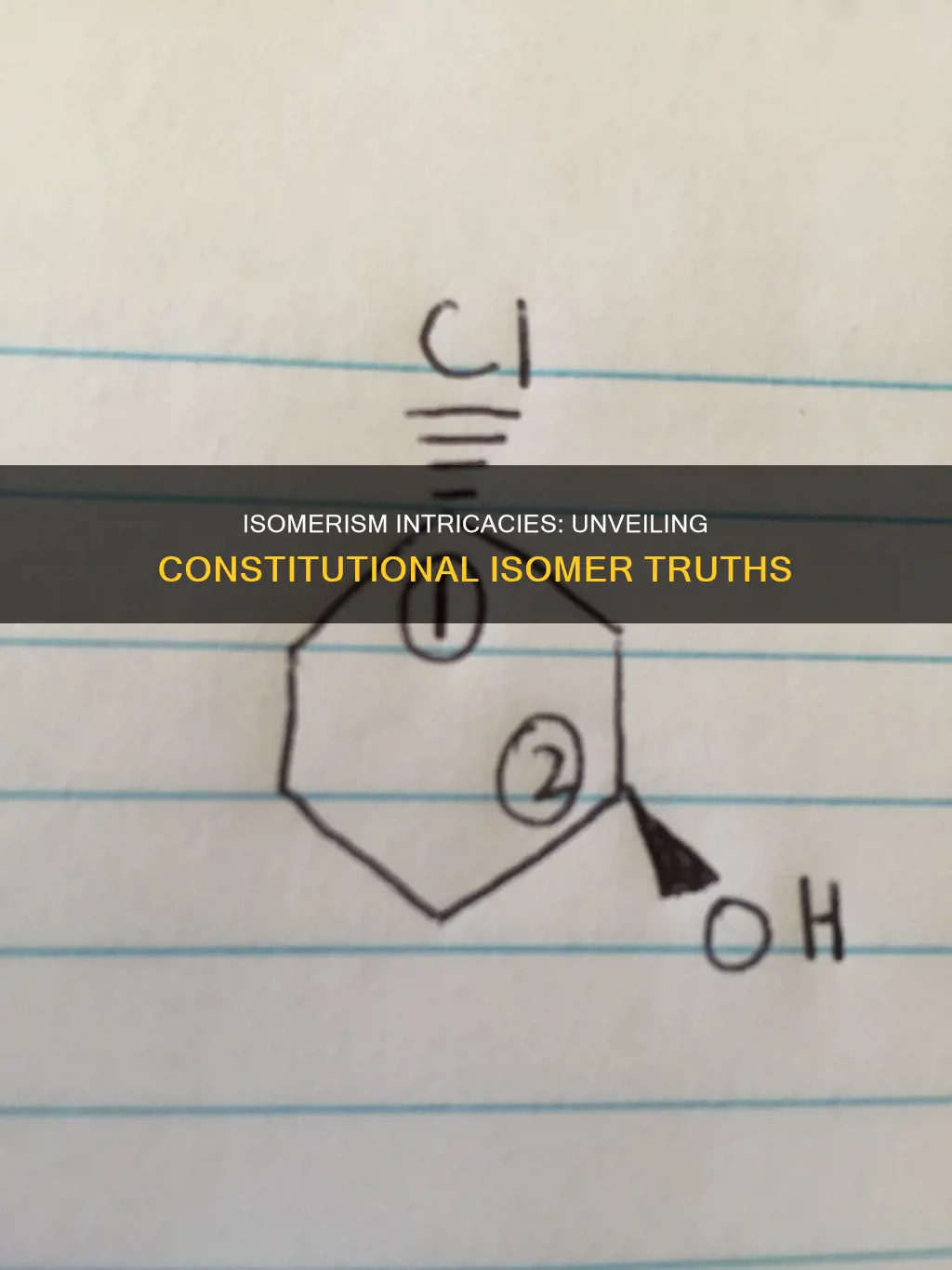 which of the following statements about constitutional isomers is tru