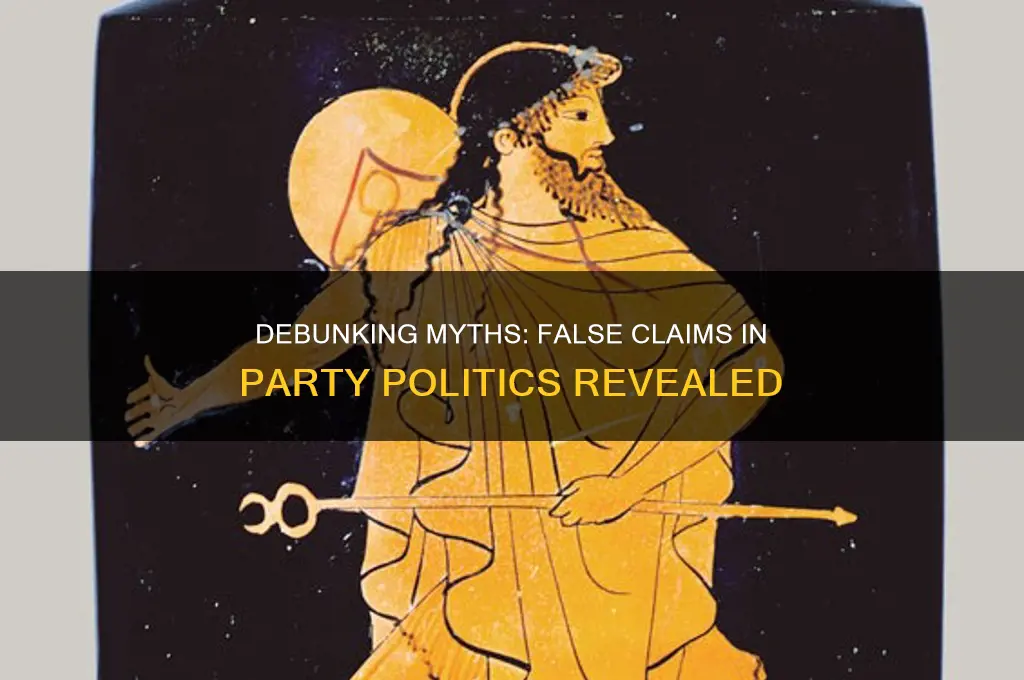 which of the following statements regarding party politics is false