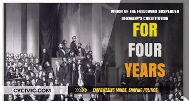 Who Suspended Germany's Constitution for Four Years?
