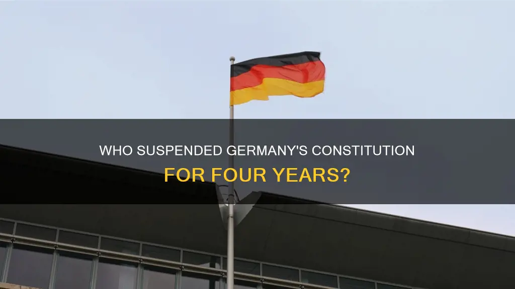 which of the following suspended germany