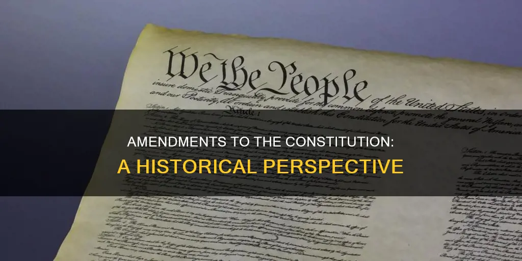 which of the following was formally amended to the constitution