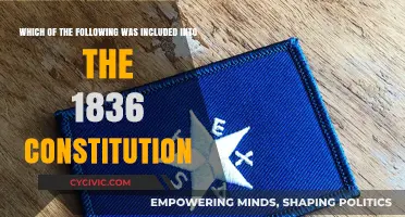The 1836 Constitution: What Was Included?
