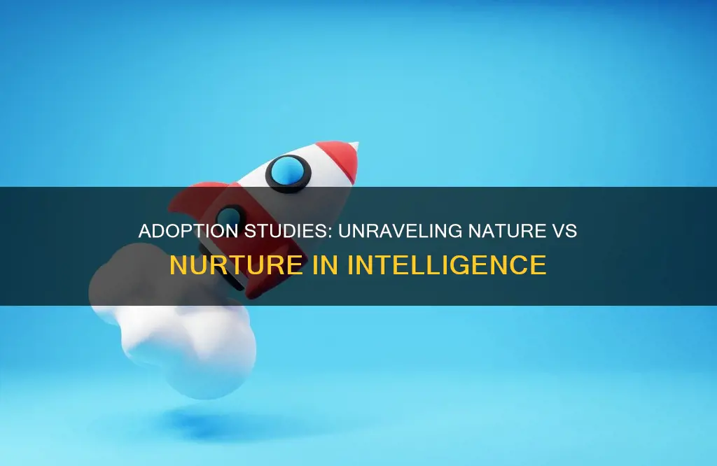 which of the following would constitute an adoption-study of intelligence