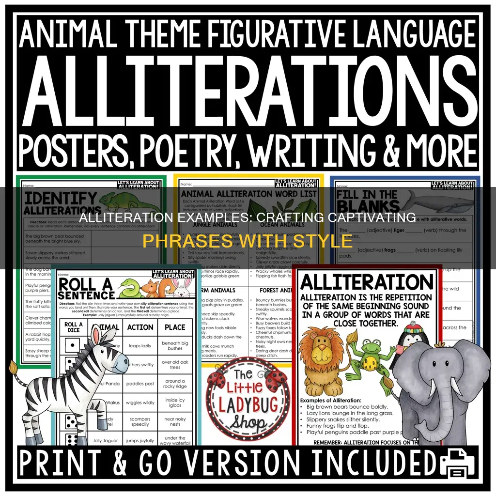 which of the following would constitute an example of alliteration