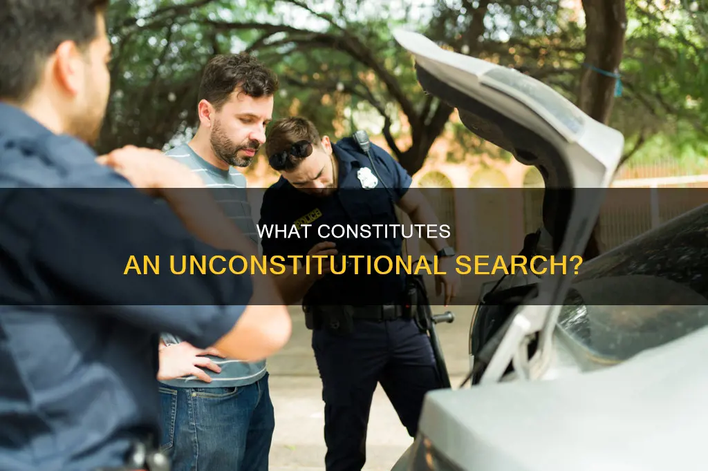 which of the following would not be a constitutional search