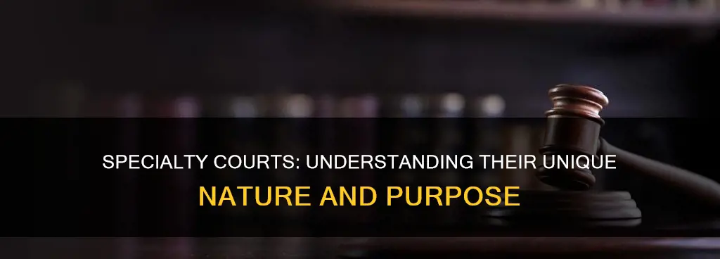 which of the following would not constitute a specialty court