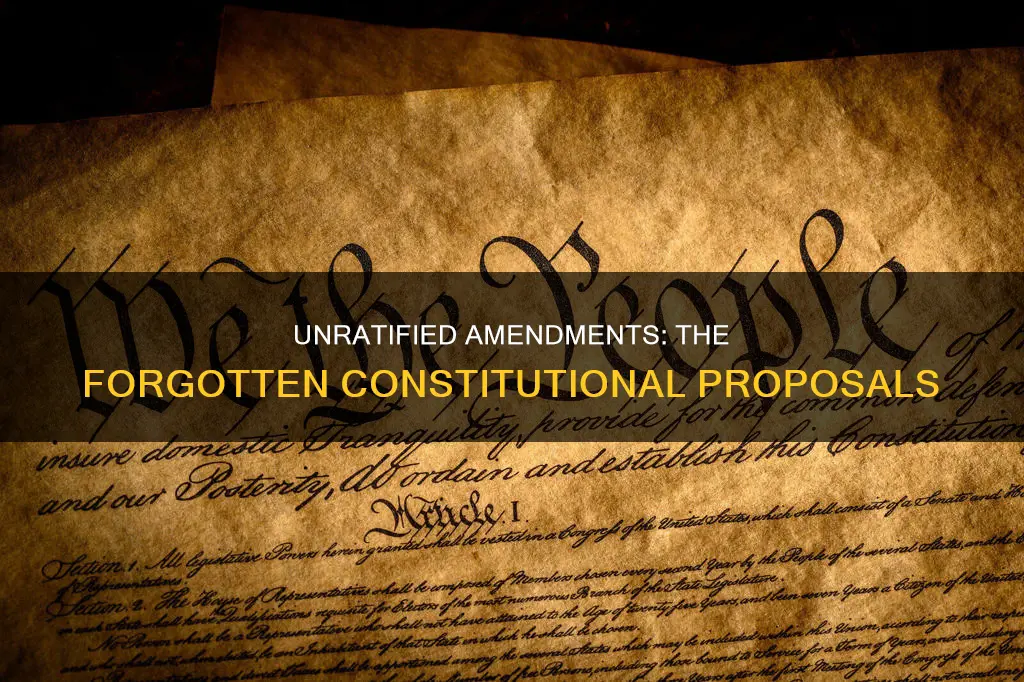which of the originally-proposed constitutional amendments was never ratified