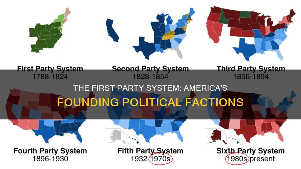 which of these constituted the first party system