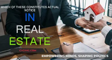 Actual Notice in Real Estate: What Constitutes It?