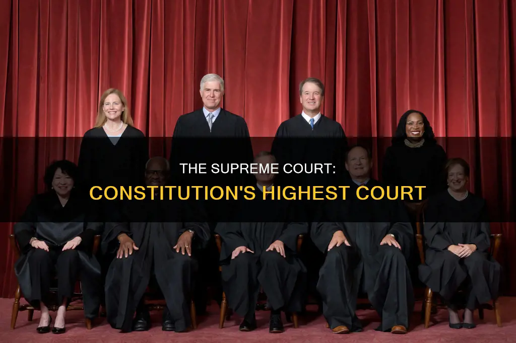 which of these courts was expressly created by the constitution