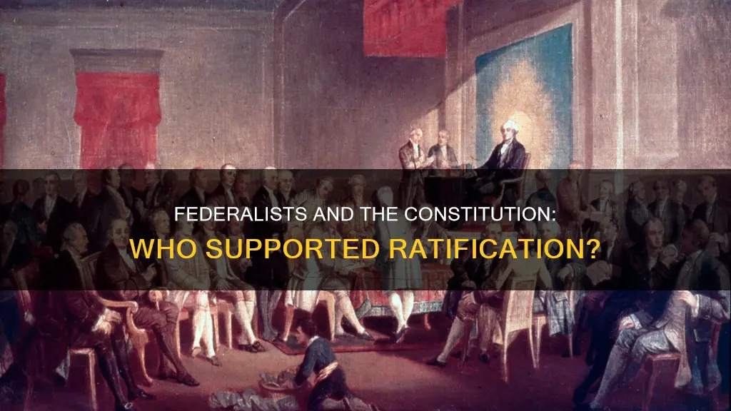 which of these groups supported ratification of the constitution